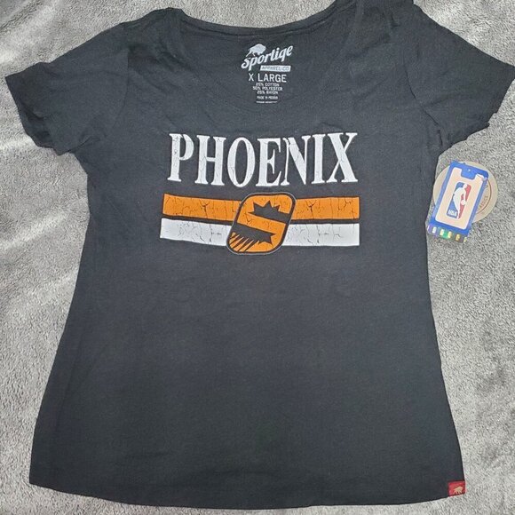 Women's Phoenix Sun NBA Cosmo Tri-Blend Scoop Neck T-Shirt Size XL NEW - Picture 3 of 5
